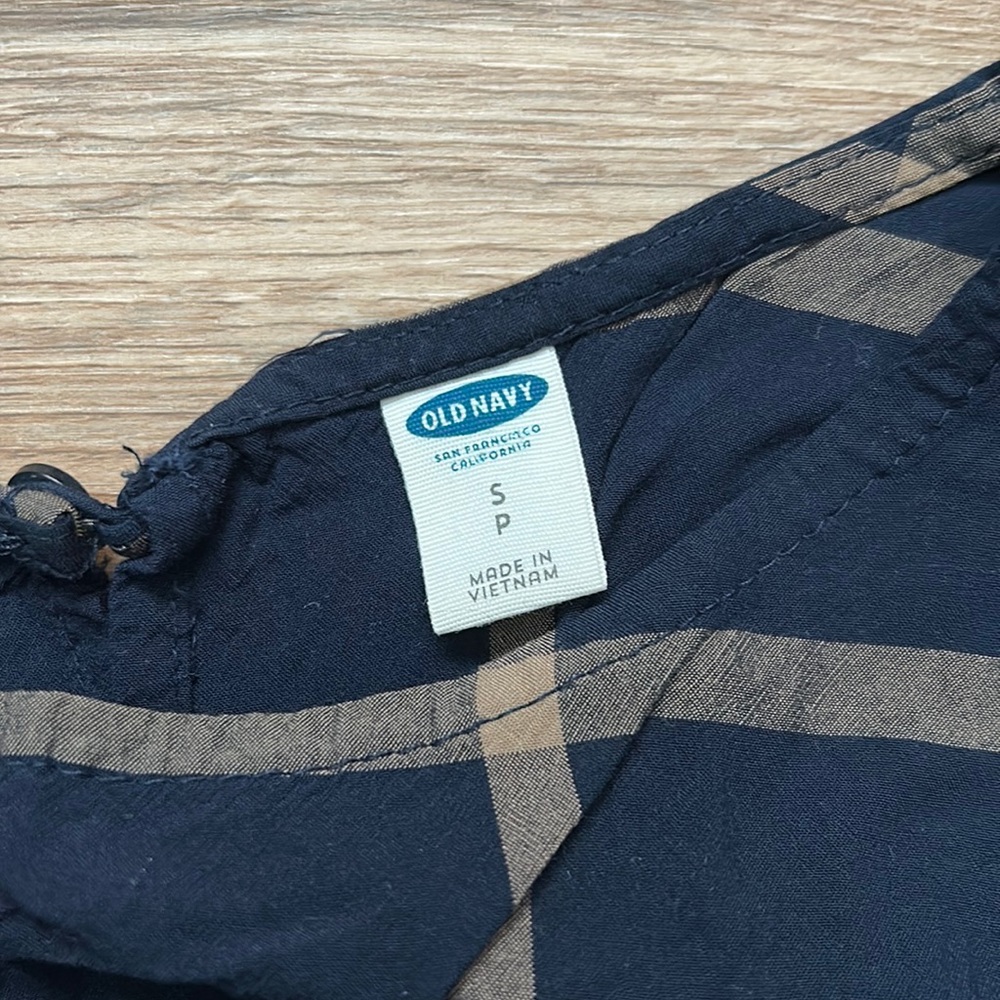 Blue Plaid Top - Picture 3 of 5